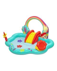 Children's pool with slide and games Ariel Bestway, PVC, various colors, 193x221x117 cm / 2+ years