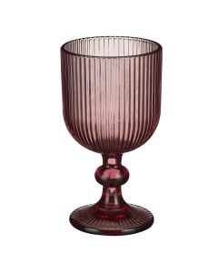 Wine glass merlot, glass, lilac, Dia.8xH14.5 cm / 250 ml