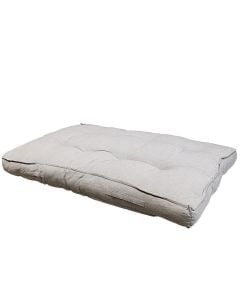 Seat pallets, cotton, light gray, 80x120x12 cm