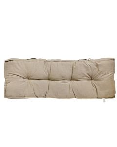 Seat support pallets, cotton/cotton filling, beige, 40x120x12 cm