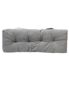 Seat pallets, 70% cotton + 30% polyester/cotton filling, beige, 40x120x15 cm