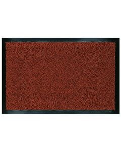 Nevada doormat, polypropylene/vinyl, crimson, 40x60 cm, 5.5 mm, 2.35 kg/mt2