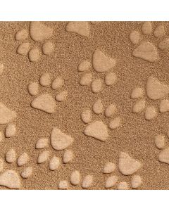 Polo door mat, polyester/vinyl, brown, 40x70 cm, 10 mm, 3.60 kg/mt2