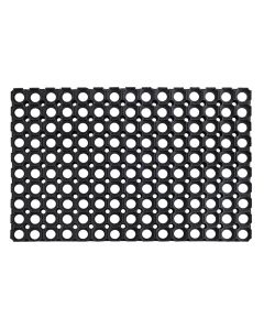 Compos door mat, 100% rubber, black, 40x60 cm, 16 mm, 6.60 kg/mt2