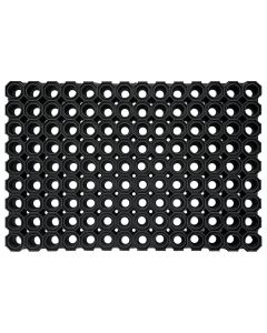 Best door mat, 100% rubber, black, 40x60 cm, 23 mm, 10.65 kg/mt2