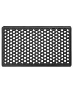 Drop door mat, 100% rubber, black, 40x60 cm, 11 mm