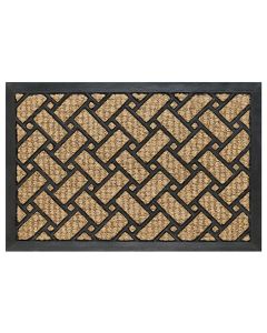 Spider door mat, coconut fiber/rubber, brown/black, 40x70 cm, 10 mm