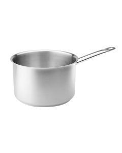 One handle Induction deep cooker, 18/10 stainless steel, silver, Dia.16xH11cm/2.2L