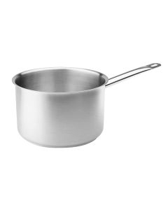 One handle Induction deep cooker, 18/10 stainless steel, silver, Dia.18xH12cm/3.5L