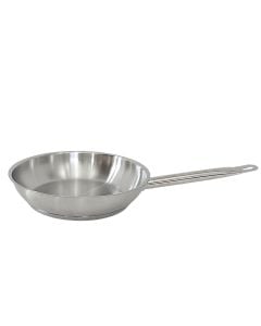 One handle Induction pan, 18/10 stainless steel, silver, Dia.24xH4.5cm