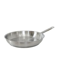 One handle Induction pan, stainless steel 18/10, silver, Dia.36xH6cm