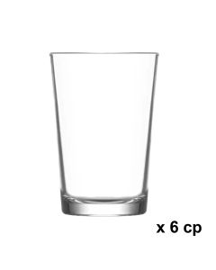 Water glass Lara, glass, transparent, 205 cc, Dia. 6.8 x H 9.9 cm, 3 pieces