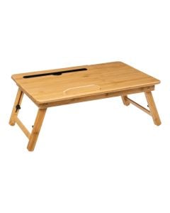 Tray/bed table, bamboo, natural brown, 34x54 cm
