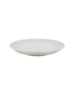 Tea cup plate, ceramic, white, Dia.15 cm
