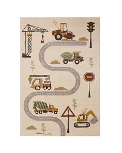 Bond carpet, polypropylene, cream/grey, 160x230 cm