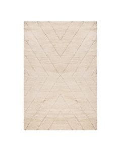 Ideal Shaggy carpet, polypropylene and polyester, cream/beige, 160x230 cm