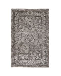 Carpet Lisa, modern, polyester, light grey/ivory, 200x300 cm