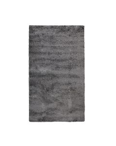 Rug Parma Shaggy,  polypropylene + frieze, anthracite, 80x150 cm