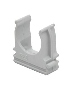 Clips fixing, Ø20mm, PVC