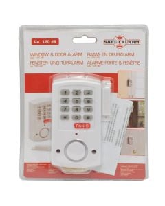 Alarm pincode window and door, 3xAA, 105dB, 117x64x30 mm