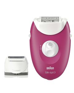 Braun epilator, with 3 elements