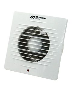 Wall fan, Mutlusan, 12 W, 100 m³ / h, 2250 rpm, Ø100 mm, 220-240 V / 50-60 Hz, 15.8x15.8x8.5 cm