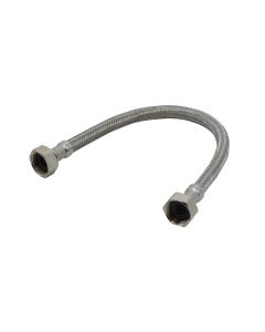 Flexible stainless steel knitting tube, 1/2 ", FF, luxor, 30cm