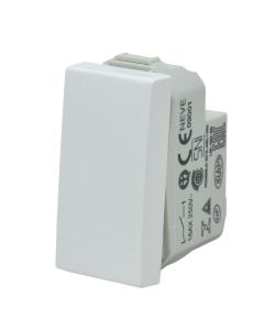 One way switch, Vimar, NEVE, 1P 16A, 1M