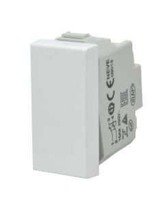 Reversing switch white, Vimar, NEVE, 1P 16A, 1M