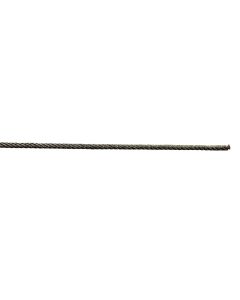 Wire rope stainless steel, aisi, 316, 7x7, 2.5mm, "roll 200 ml"