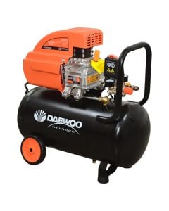 Air Compressor, DAEWOO, 50 Lt, 1.5 kW/2 hp, 169 Lt/min, 8bar/115 psi, 2850 rpm, 230 V/50Hz
