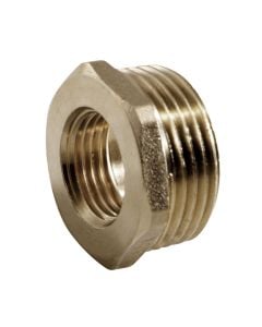 Brass Threaded Reducing M-F bushing 1"x1/2"