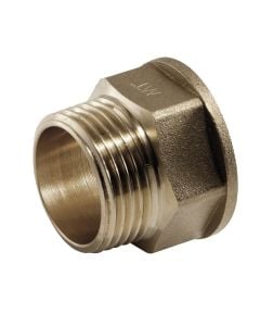 Brass Threaded Reducing M-F nipple socket 3/4"x1/2"