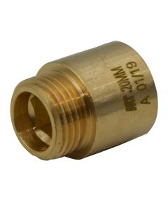 Zgjatues bronzi, M-F, 1/2"x2mm