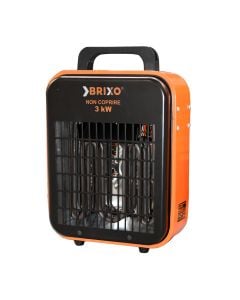 Electric Heater, Brixo, 25/1500/3000 W, 476 m³ / h, 60 m³, 220-240 V, 15A