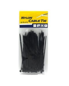 Cable tie, 2.5x100 mm, nylon, black