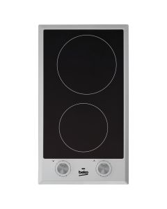 Hob, Beko, 2900 W, 2 hotplates, heating levels, 27x49 cm