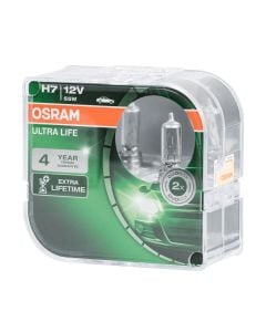 Car lamp, Osram, H7, 55 W, 12 V, extra lifetime, 2 cop/pako