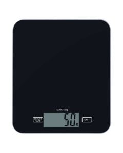Digital kitchen scale, Emos, 1gr - 15kg max, g, oz, lb, kg, 2xAAA, tempered glass, 21x18x2.2 cm