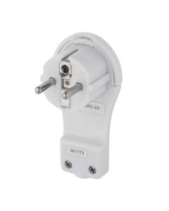 Angle Plug, for extension cord, 250 V~/16 A max, IP20