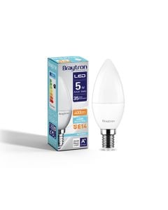 LED lamp BRAYTON, SMD, E14, 5W, 4000K, 400 lm, 220V-240V AC