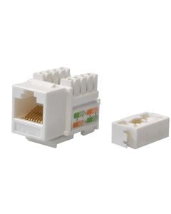 Socket  RJ45, UTP, CAT5E,  White