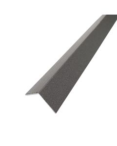 Angel aluminium, 2600 x 10 x 10 mm, color anthracite, finish stone