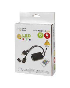 Led strip connector 220V RGB 50CM screw+ plug+remote control IP44
