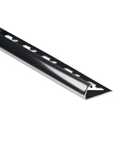 Tiletrim rondino polished s-steel 2500 x 32 x 8 mm