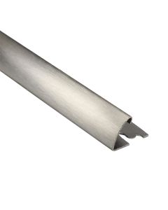 Tiletrim rondino brushed s-steel 2500 x 32 x 10 mm