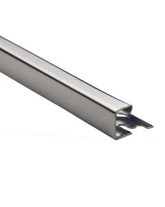 Tiletrim cubino polished s-steel 2500 x 27 x 12,5 mm