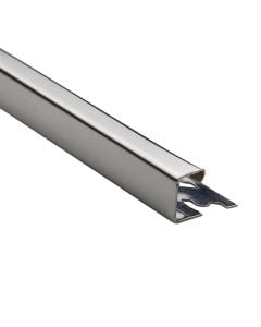 Tiletrim cubino brushed s-steel 12,5 mm