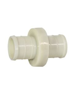 Pipe conector 1.5'' white