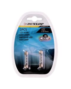 Car lamp, 6xLED, Dunlop, 12 V, 1.1x3.8 cm